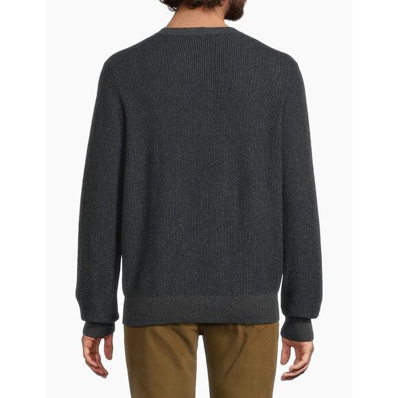 Vince Geo Jacquard Long-Sleeve Crewneck Sweater Size Small - Picture 3 of 6